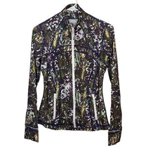 Lululemon Define Jacket Floral Sport White Multi Size 6